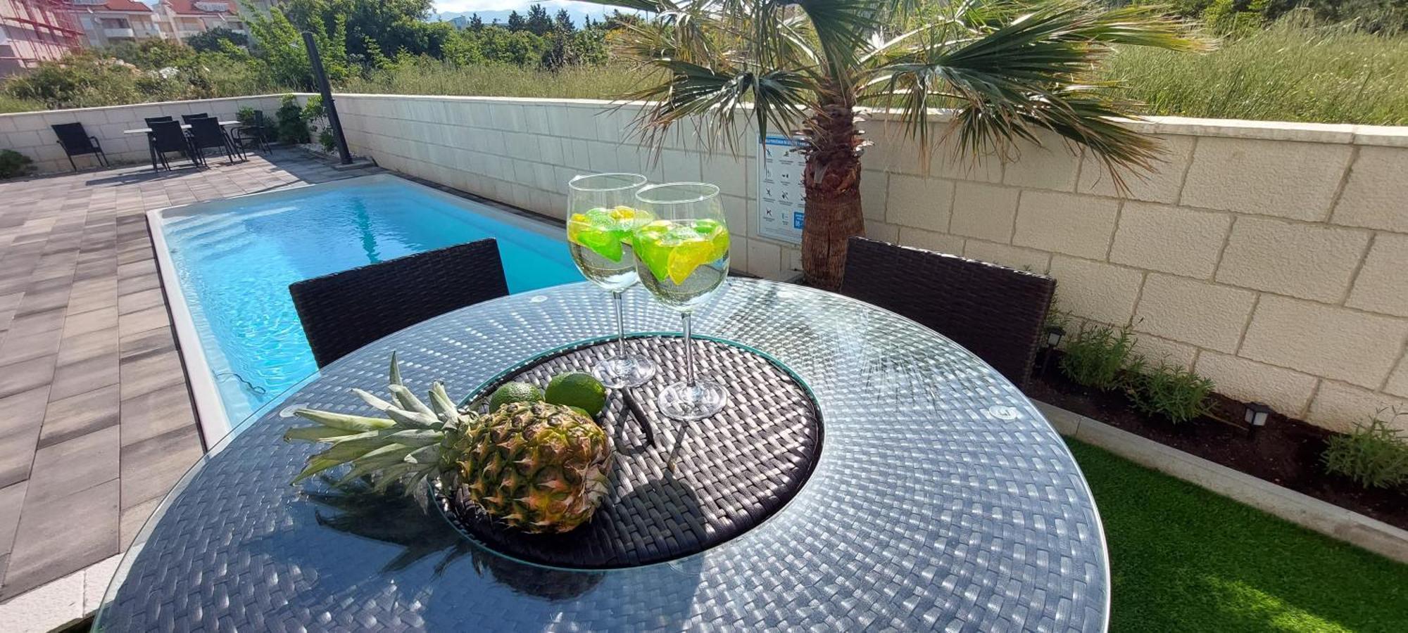 Apartmani Anastasia With Pool, Novalja Luaran gambar